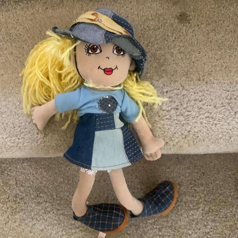 FRIENDS 2B Made Denim Plush Doll